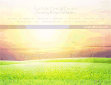 Tablet Screenshot of fairfielddentalcenter.com